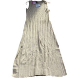 River Island Petite Edit Ribbed Maxi Dress Size 12 Women's Gold