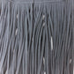 Branded Fringe Coat UK 12 Black