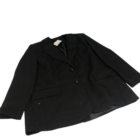 Blazer Jacket UK16 Women's Black Smart Casual Stretch Fabric