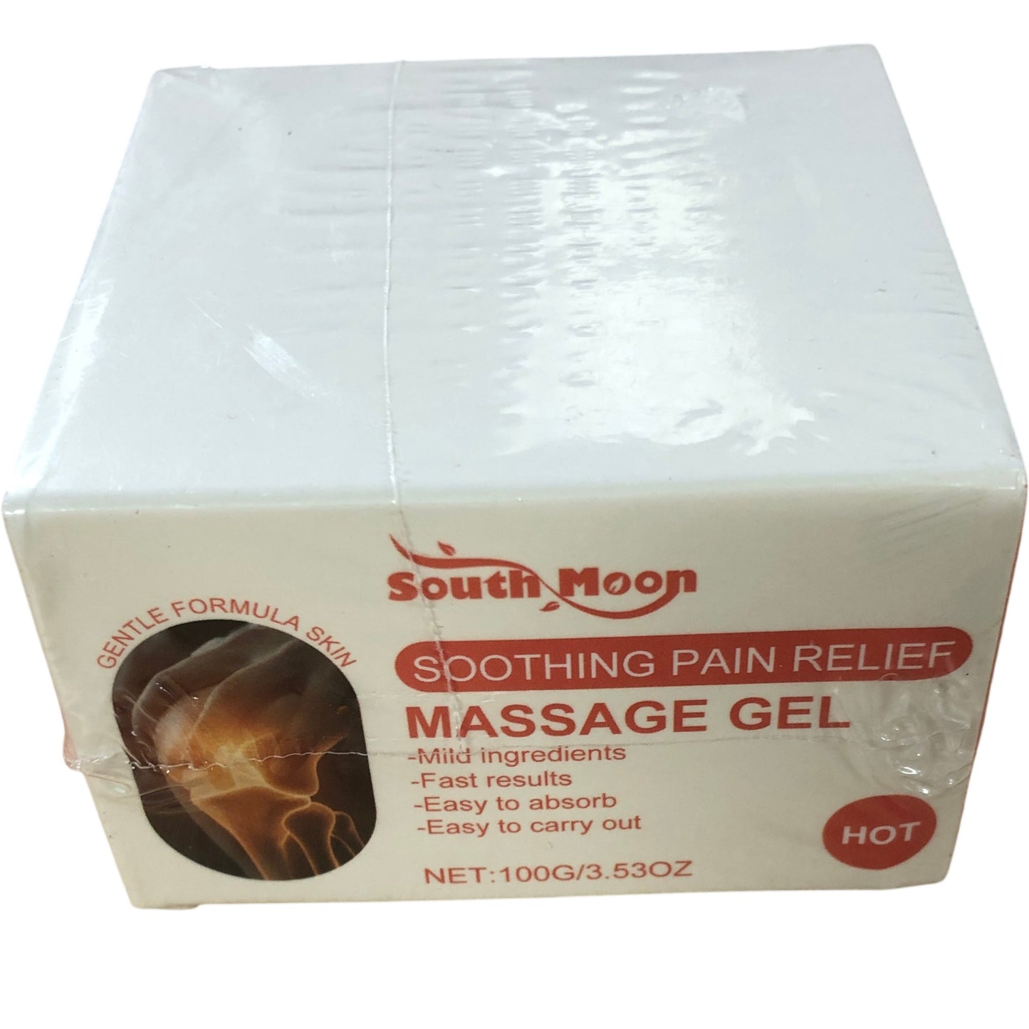 South Moon Soothing Pain Relief Massage Gel 100g Hot Ginger Emu Oil