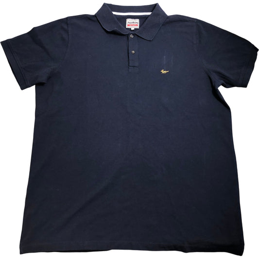 Aubin Navy Polo Shirt XXL Mens Casual Wear Short Sleeve Cotton
