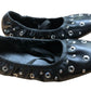 Black Ballerina Flats Women's Stylish Bow Detail Footwear