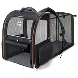 Lekesky Large Cat Carrier Backpack Expandable Pet Carrier For Small Dogs