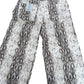 River Island Crop Jeans UK12 Women's Snake Print Denim Specialist Trousers