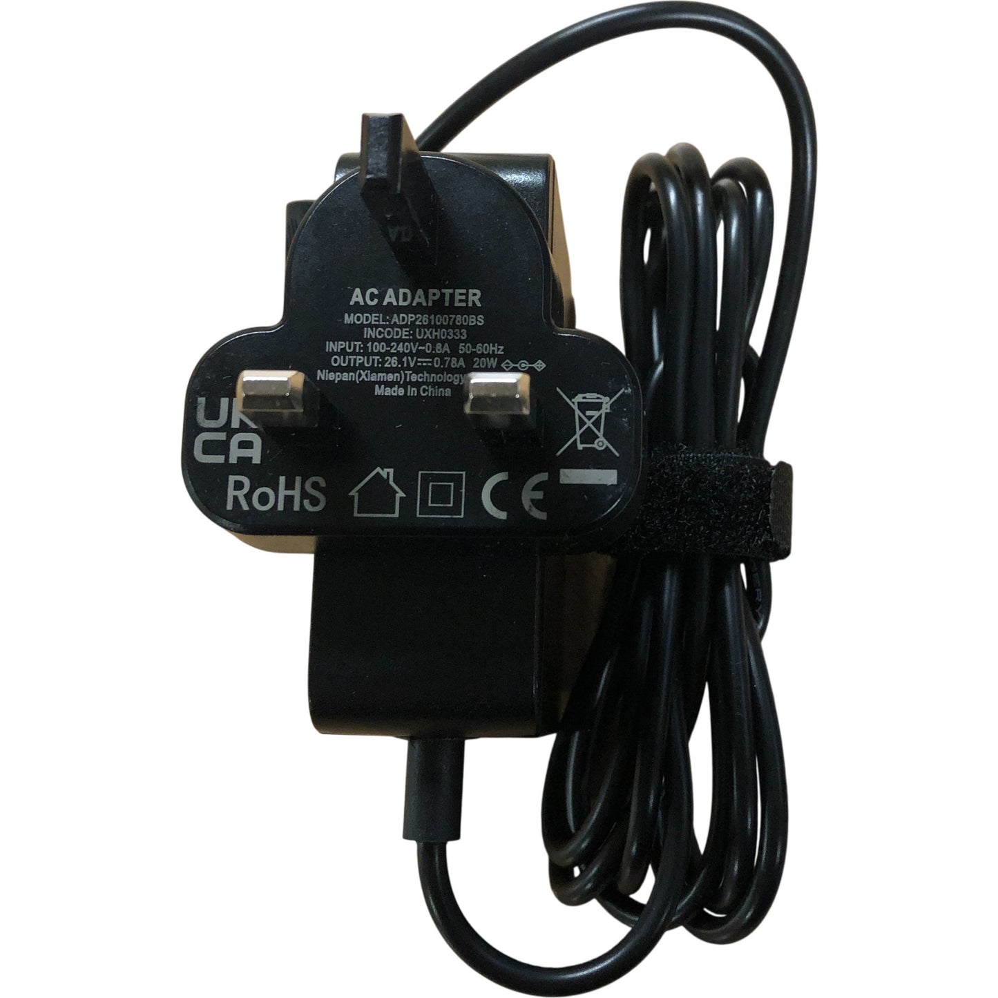 Dexpt AC Adapter Model UXH0333D-F 26V 1A Portable Power Charger UK Plug