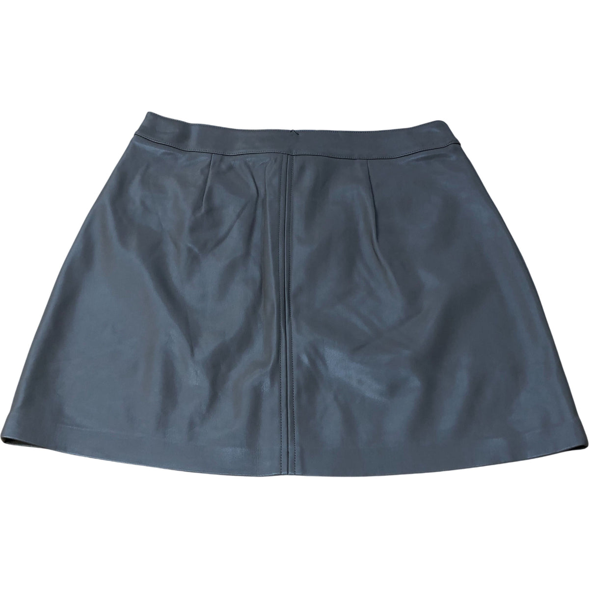 River Island Faux Leather Mini Skirt UK8 Women's Brown Stylish Design