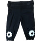 River Island Black Leggings 3-6 Months Baby Flower Design Soft Comfortable