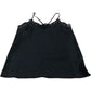 River Island Black Lace Trim Camisole Top UK8 Women's V Neck