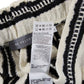 Women's Striped Shorts Casual Summer Loungewear Black White Size Small