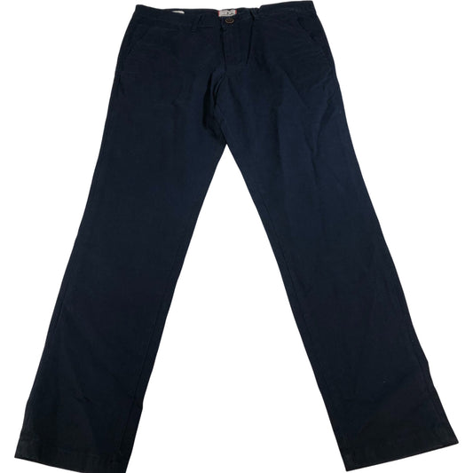 Jack & Jones Chinos Men's Navy Blue Casual Cotton Stretch Trousers 32W 30L
