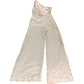 Pink Off The Shoulder Jumpsuit UK8 Women's Wide Split Leg