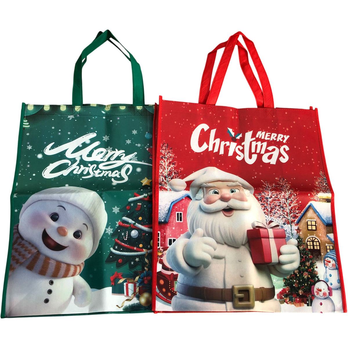 Two Pack Christmas Gift Bag 50x40x20cm Perfect For Present Wrapping