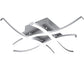 Zankeox LED Ceiling Light 2000 Lumens Indoor Lighting Fixture 6500K Silver