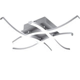 Zankeox LED Ceiling Light 2000 Lumens Indoor Lighting Fixture 6500K Silver