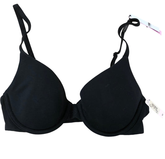 VICTORIA'S SECRET Forever Bra 32C Women's Black Soft Modal Underwired