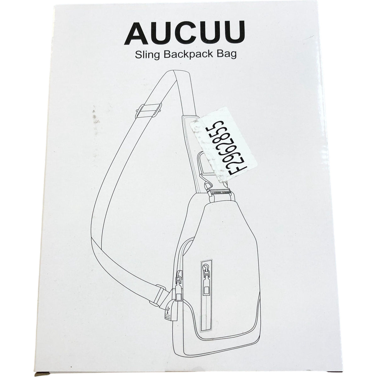 Aucuu Sling Backpack Bag Dark Blue Lightweight Unisex