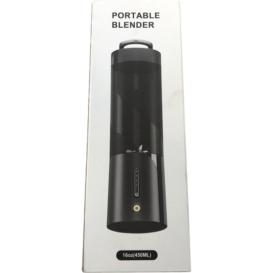 Portable Blender 450ML USB Rechargeable Personal Smoothie Maker Black