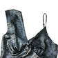 River Island Metallic Effect Camisole Top Size 12