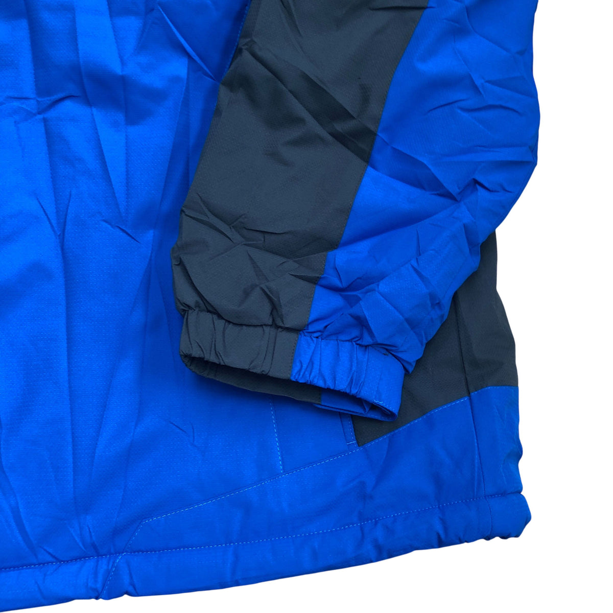 Outdoor Jacket 2XL Men's Blue Insulated Waterproof Snow Coat with Hood