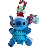 Christmas Stitch Rope Plush Dog Toy