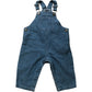 KIABI Baby Dungarees 6 Months Denim Blue Adjustable Strap Cotton