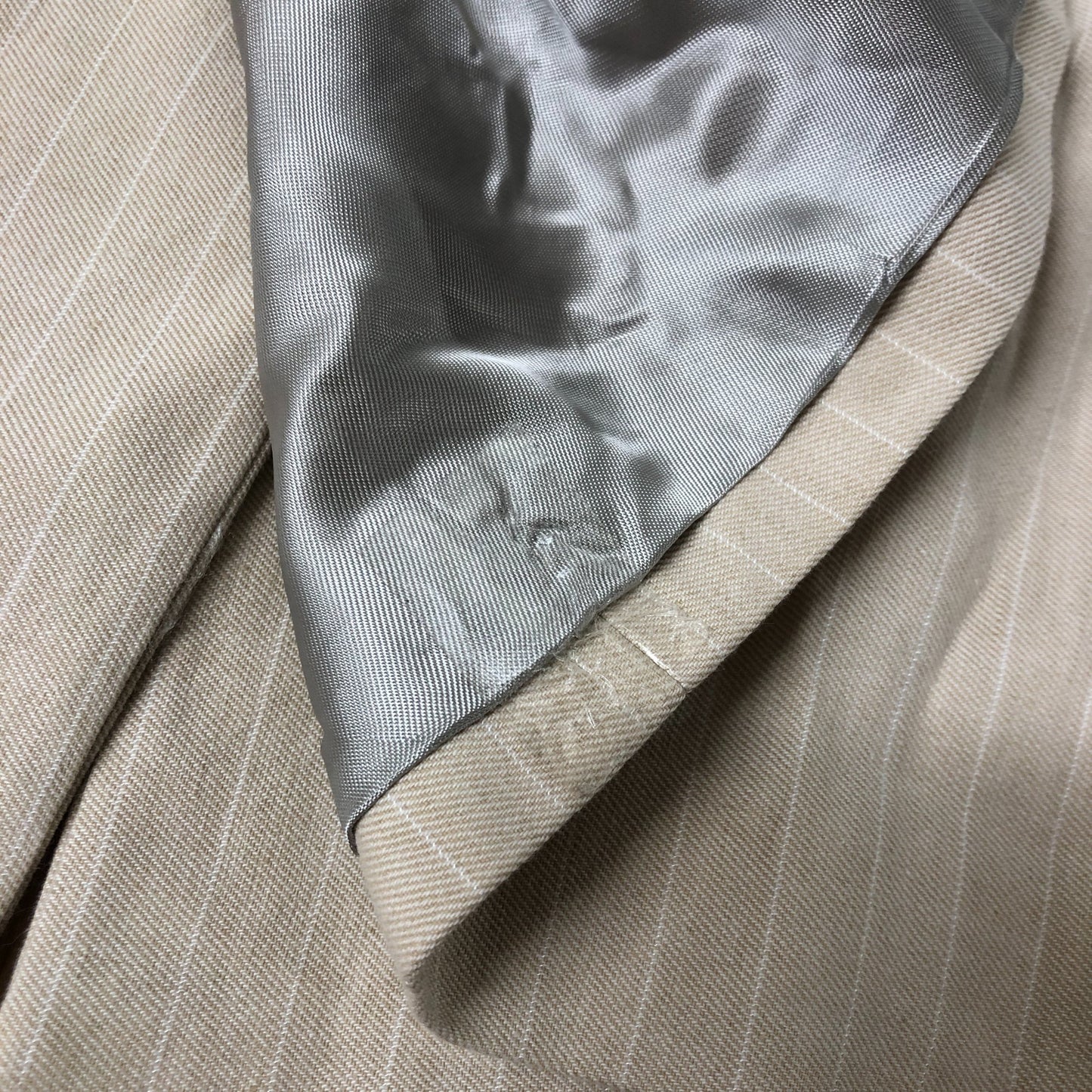 Paul Smith PS Beige Striped Blazer Jacket Size 40 Men's Smart Casual Wear