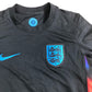 Nike England Football Shirt Black UK Size 8-9 Years Short Sleeve Training Jersey