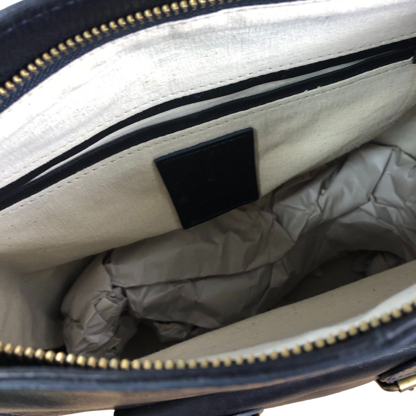 Conka Leather Shoulder Bag Women Navy Blue Multi Pocket Stylish Handbag