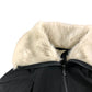 River Island Black Faux Fur Trim Jacket UK XS Women's Casual Zip Up Jacket