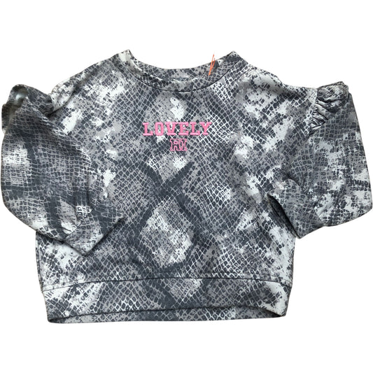 River Island Grey Snakeskin Print Outfit Set Kids 0-3 Months Girls Long Sleeve