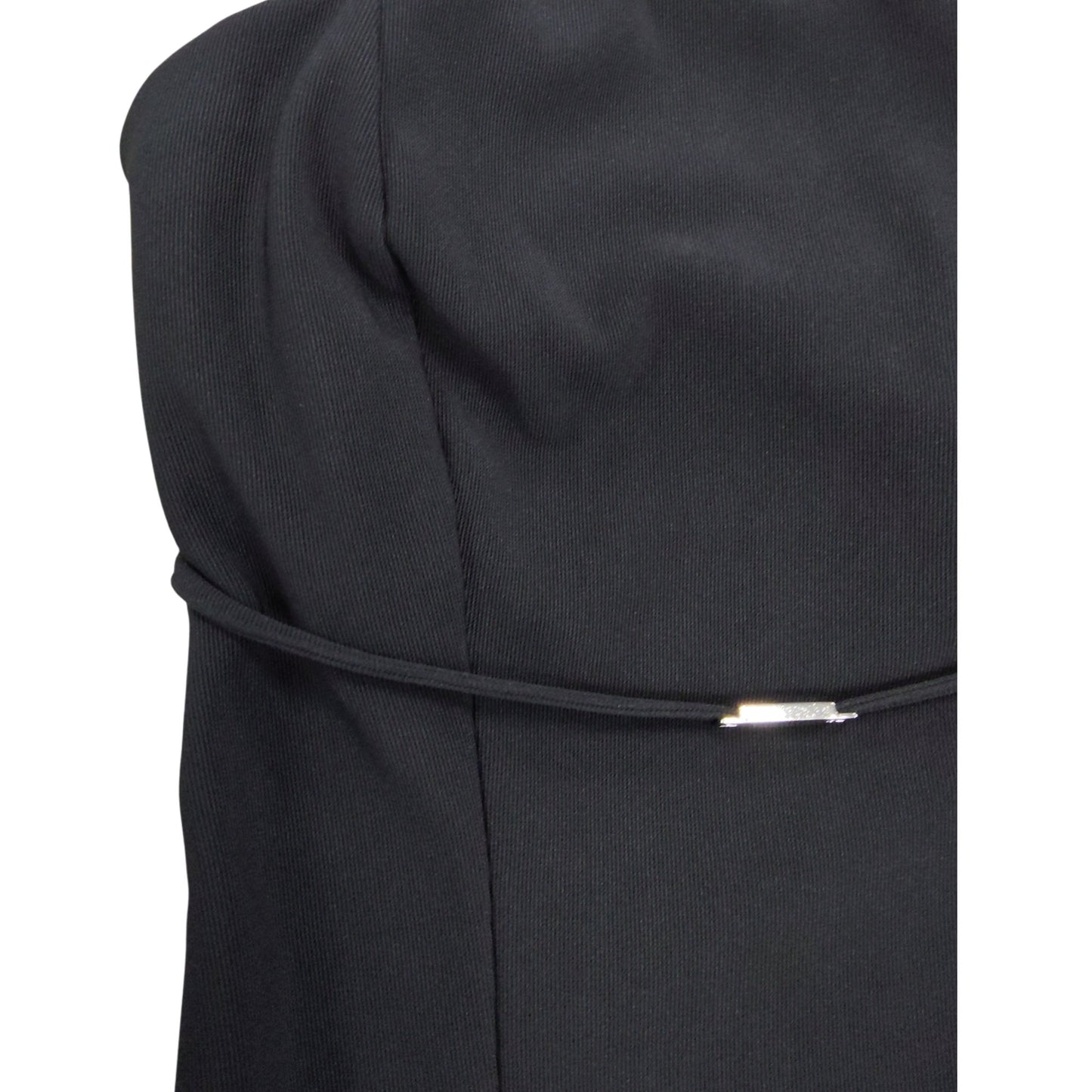 River Island Women's Black Bodysuit Size M Stylish Strapless Design