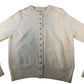 River Island  Cream Knitted Cardigan Women's Button Front Style Small
