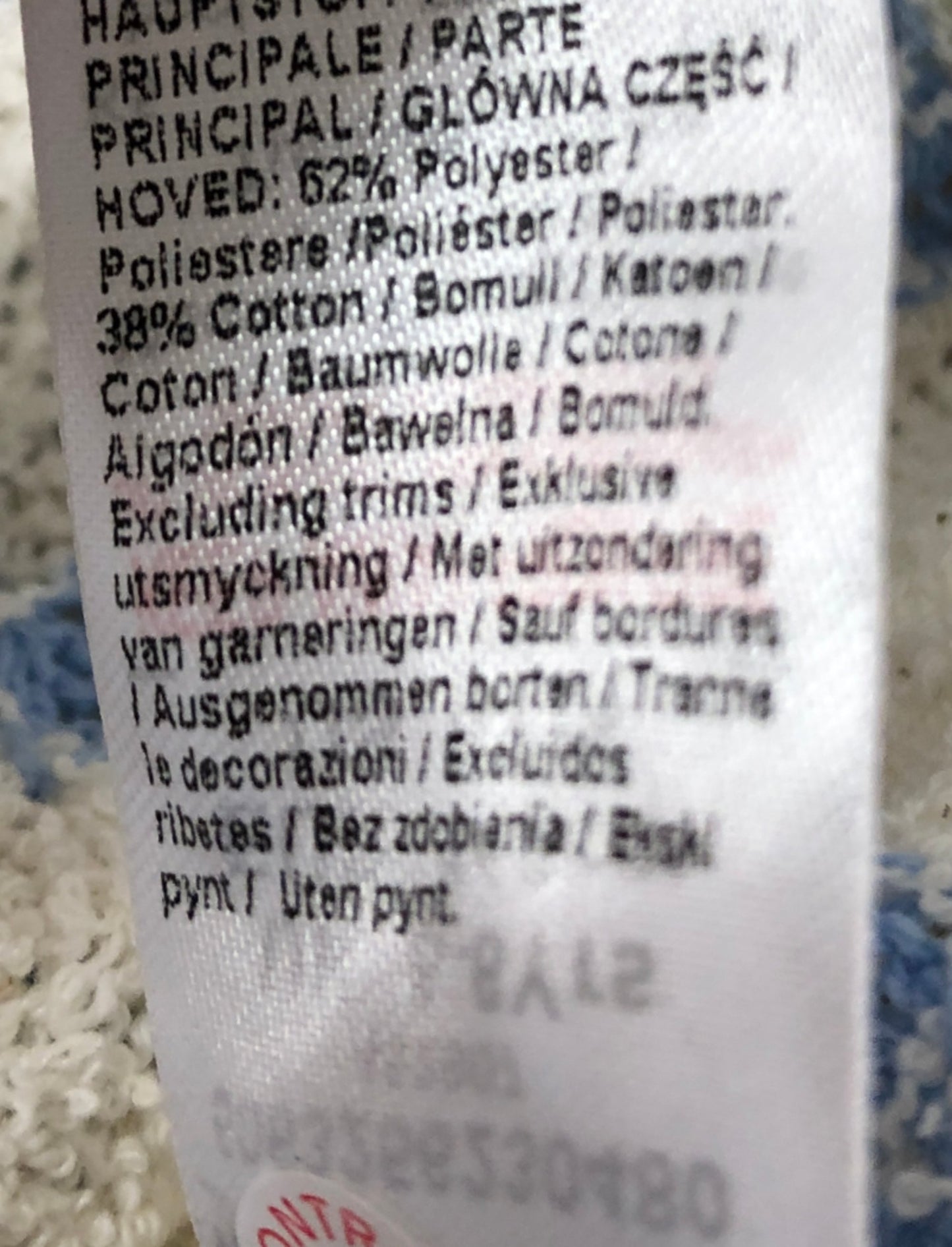 River Island Cotton On Girls Crop Sweater Size 5-6YRS White Blue Stripe Kids