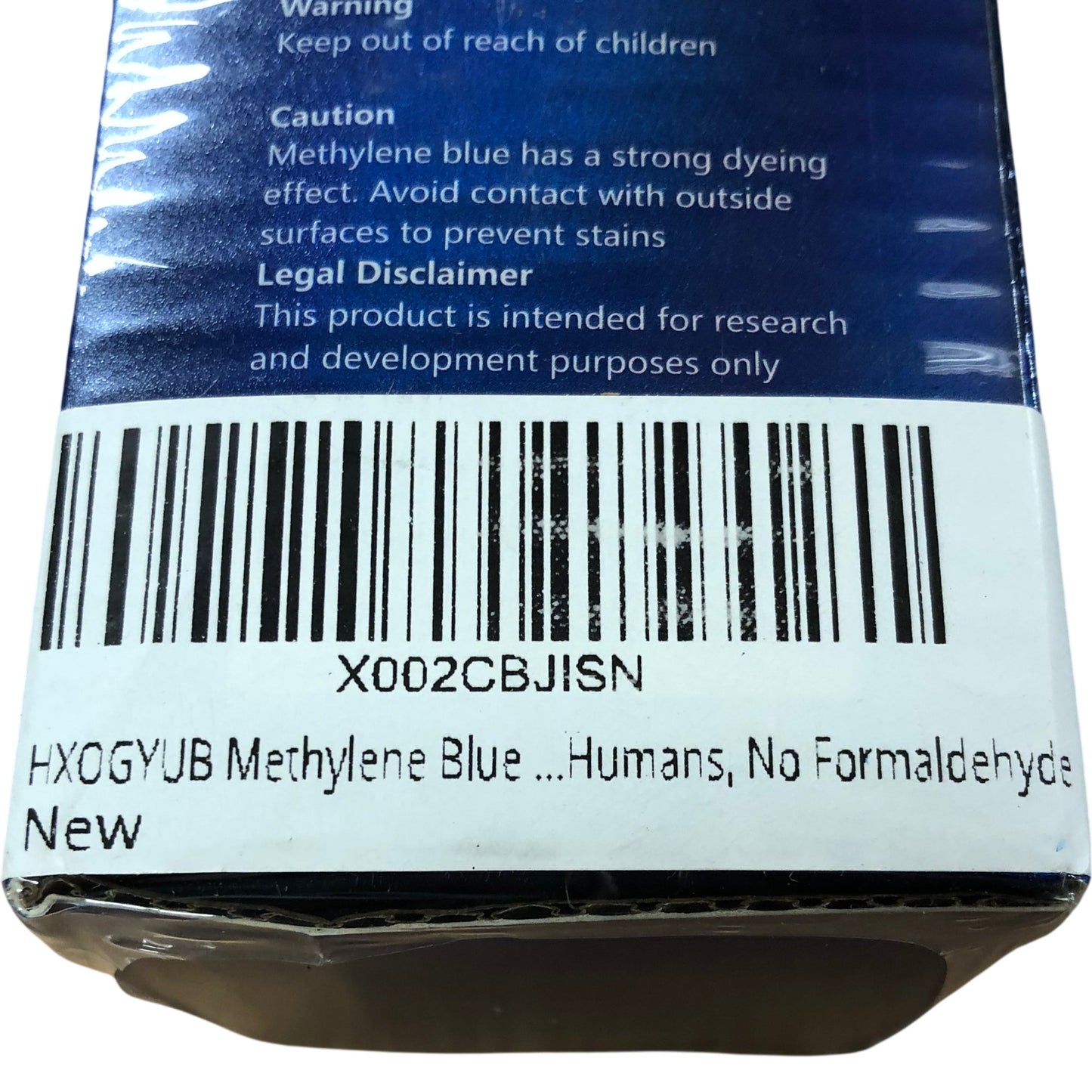 HXOGYUB Methylene Blue Kit 1000MG 100ML Research Grade Cognitive Booster