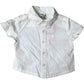 River Island White Short Sleeve Shirt 0-3 Months Baby Casual Summer Top