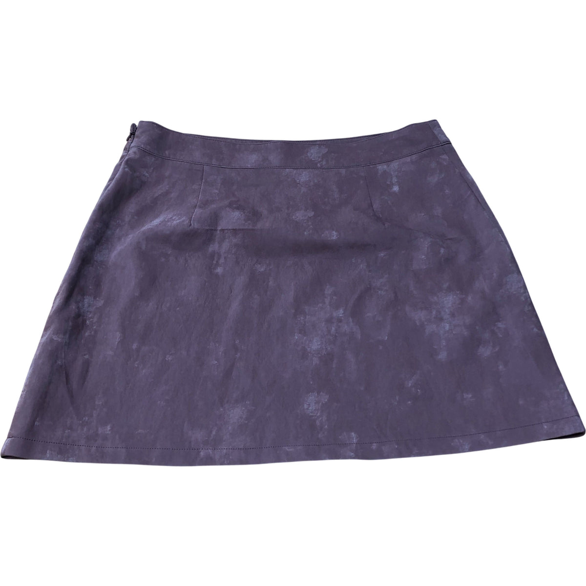 River Island A Line Skirt UK Size 12 Women's Purple Viscose Blend Fabric
