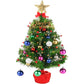 Tabletop Mini Christmas Tree With Seasonal Decorations