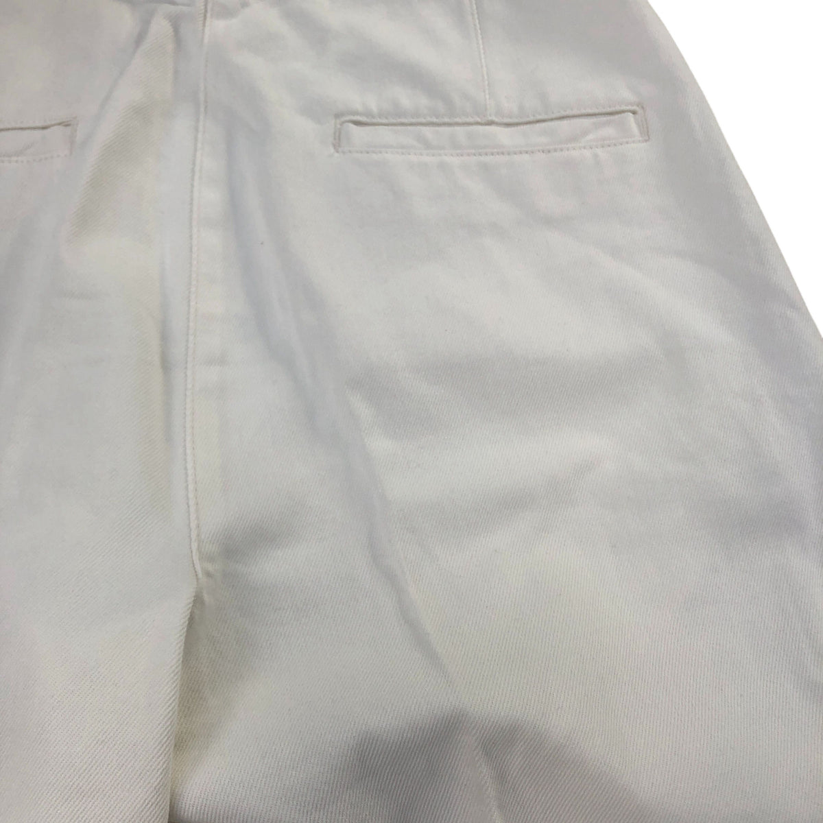 Baukjen Pleated Trousers UK Size 16 Women's Casual Organic Cotton White