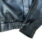 Dazy Black Vegan Leather Cropped Jacket Size L