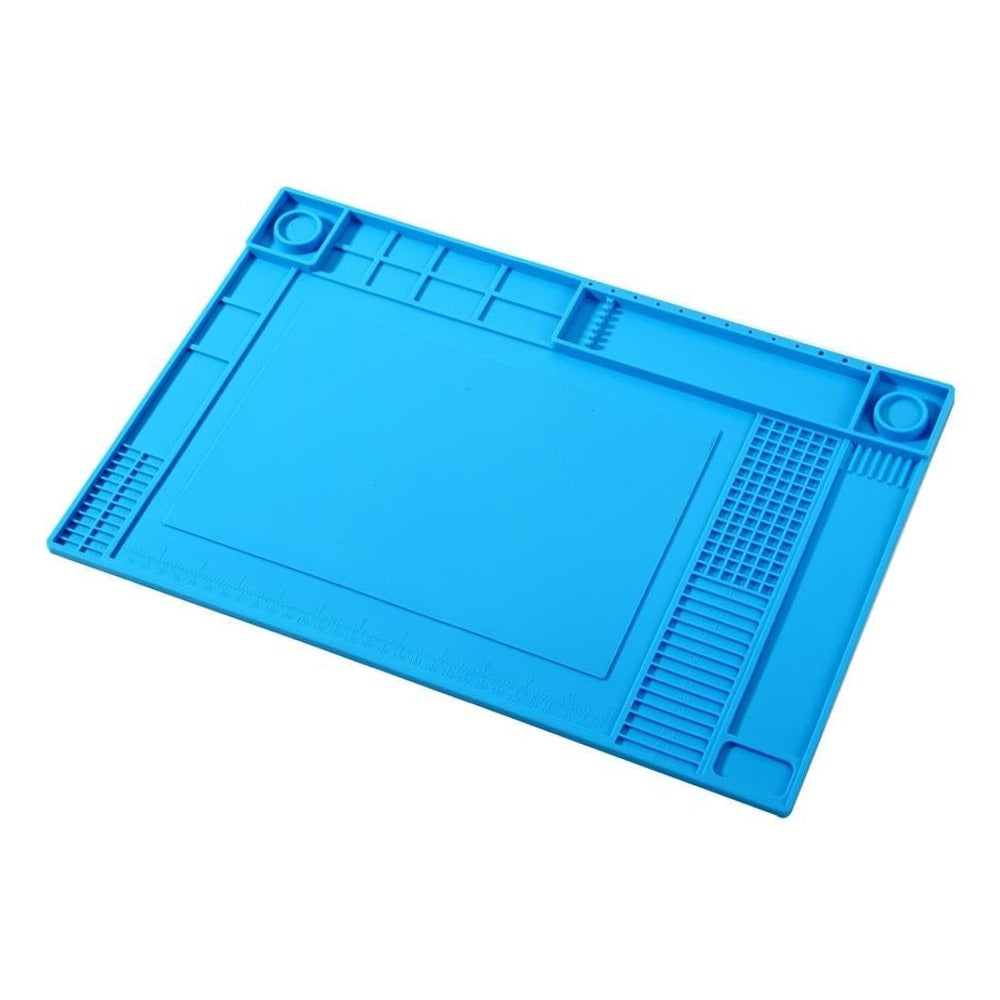 Desktop Tool Repair Storage Rack And Soldering Mat Combo Set