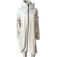 Barbour International Longline Kyra Waterproof Jacket Size 18 Women's Cream