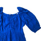 Blue Long Sleeve Dress Size 6 Women's Puff Sleeve Maxi Lightweight