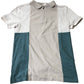 Boy's Polo Shirt Zip Up Colour Block Cotton Casual Wear 15 Years