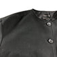 River Island Cropped Jacket UK16 Women's Black Button Detail Pockets