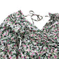River Island Floral Dress UK10 Women's Long Sleeve V Neck Summer Style