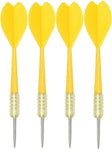HRLORK Yellow Dart Flights Set 8 Pieces Dart Game Accessory Durable Performance