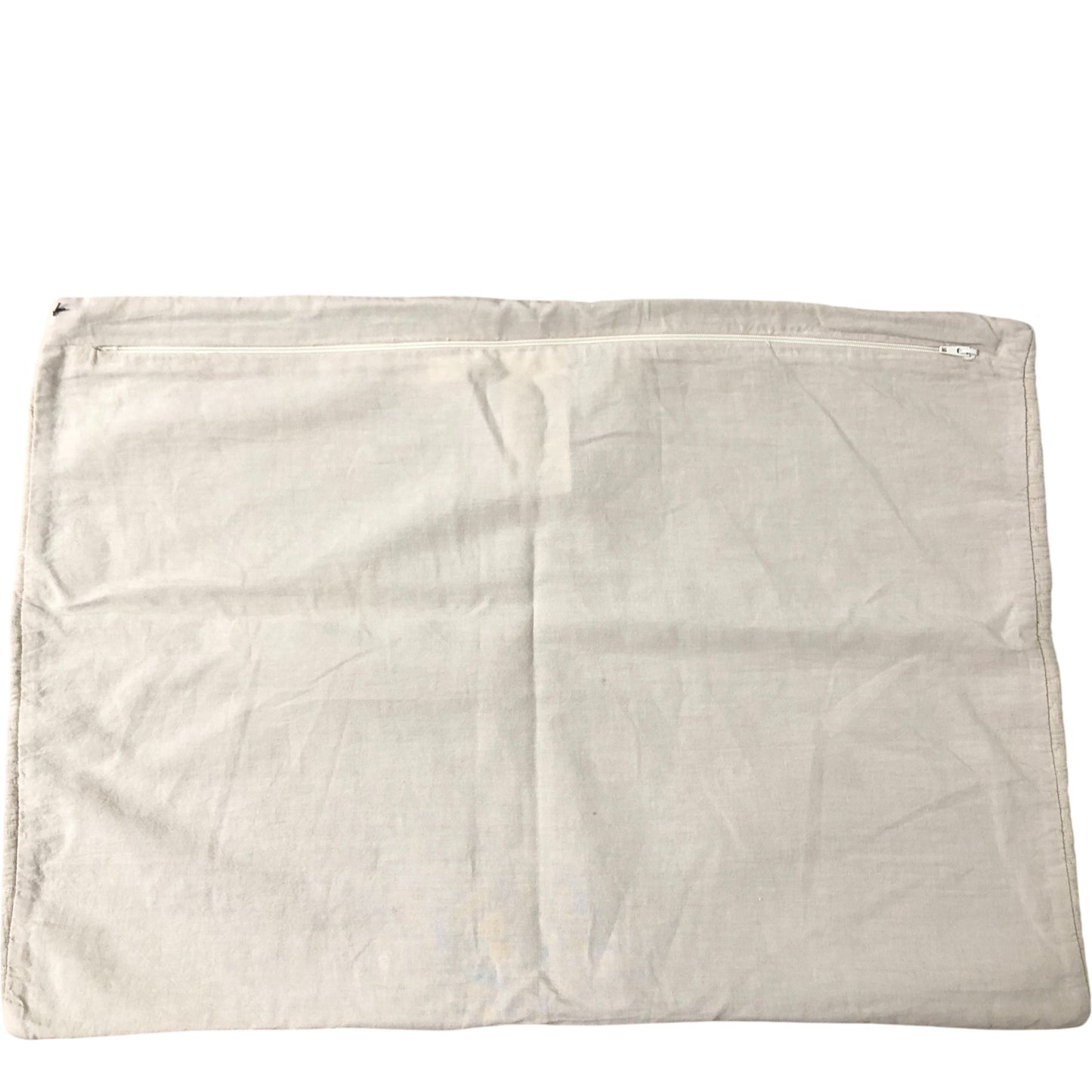 Organic Cotton Pillowcase Bedding 100% Cotton Beige Soft Fabric 56cm x 38cm