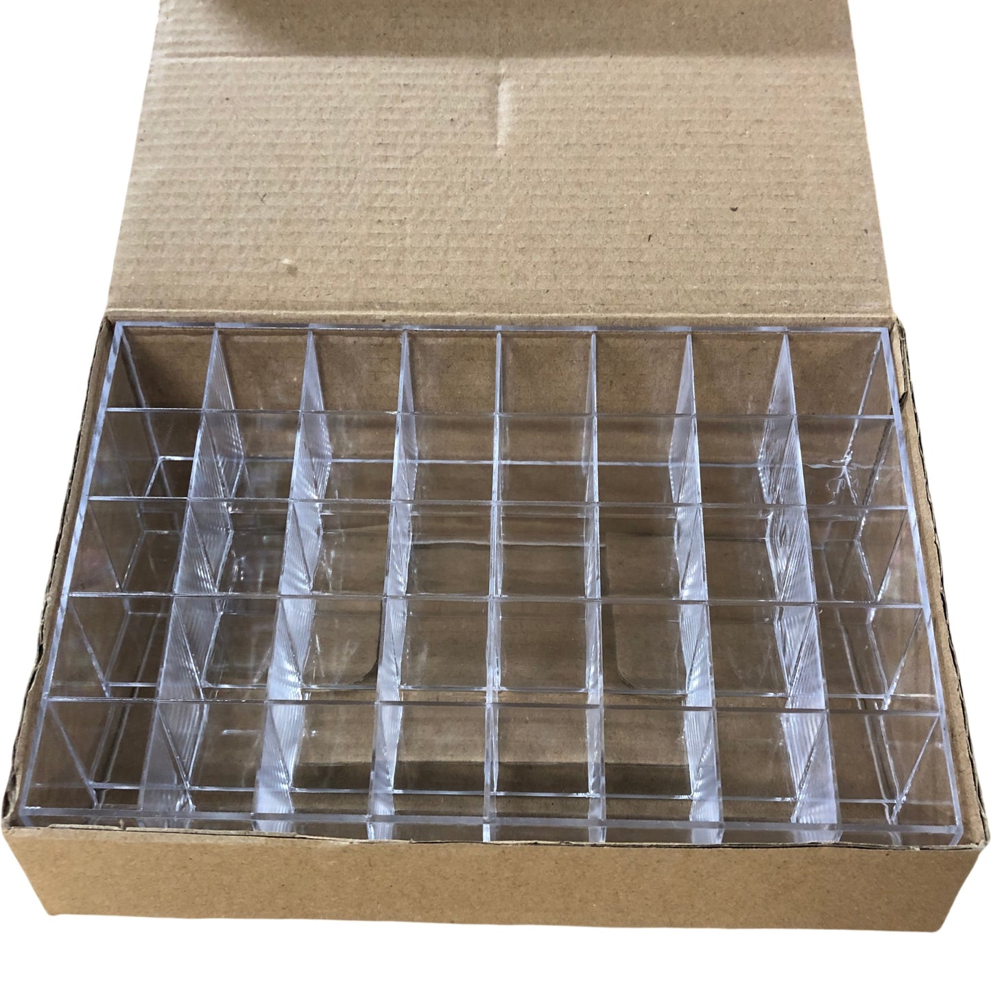 CIKYZE 40 Grids Lipstick Holder Organiser Clear Acrylic Storage Caddy Display