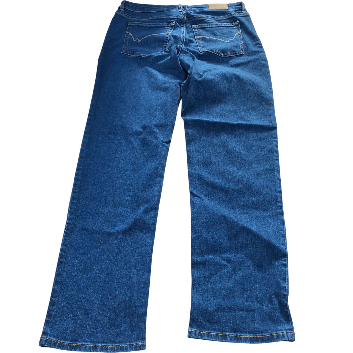 Jeans Men's Organic Cotton Regular Fit Size 12 Dark Blue Stretch
