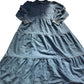 Baukjen Denim Midi Dress UK8 Women's Long Sleeve Button Down